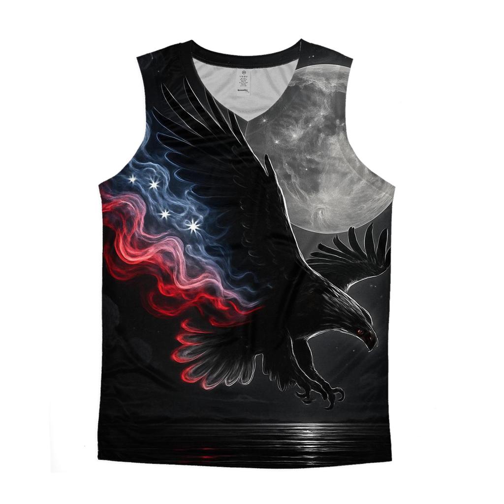Nocturne Eagle cotton sleeveless tops