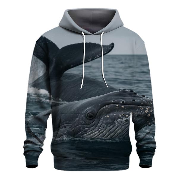 Pelagic Pulse Humpback Calf hoodie styles