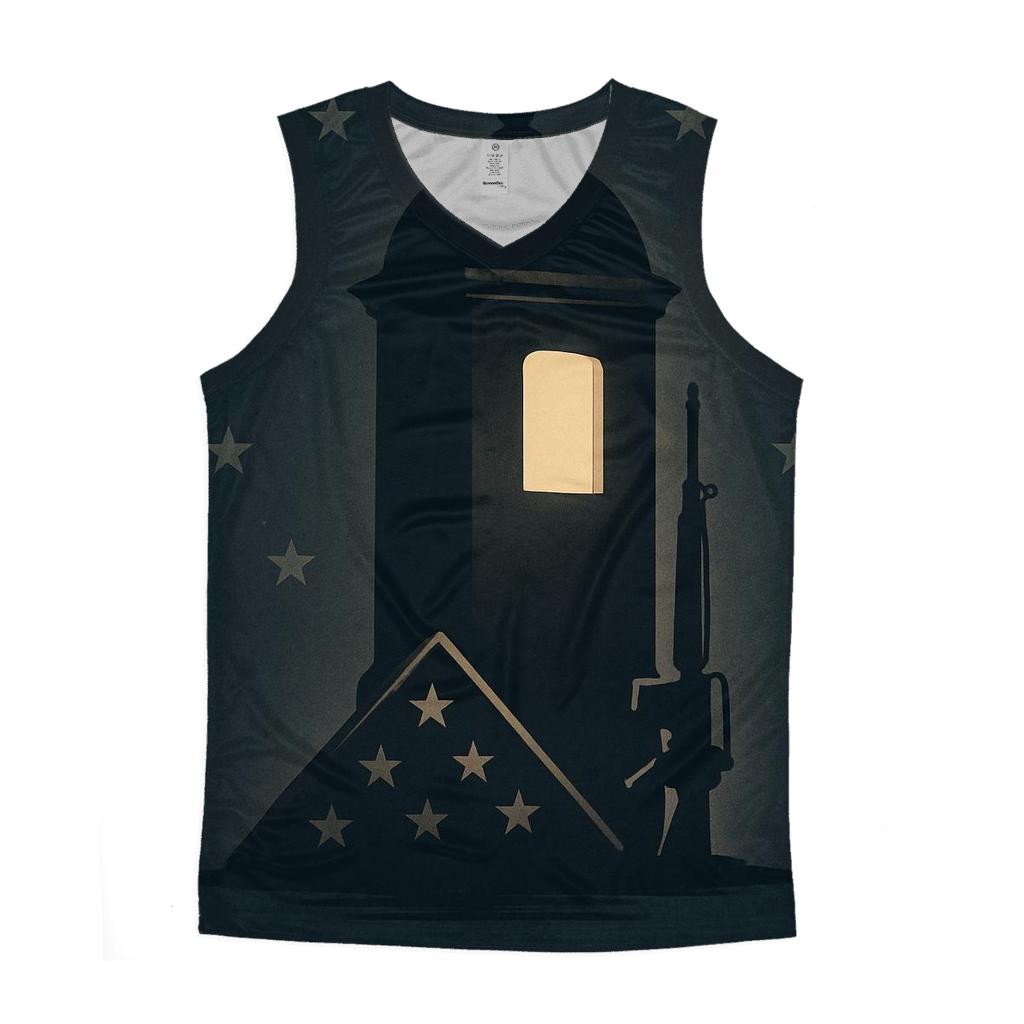 Silent Watch graphic print tank tops