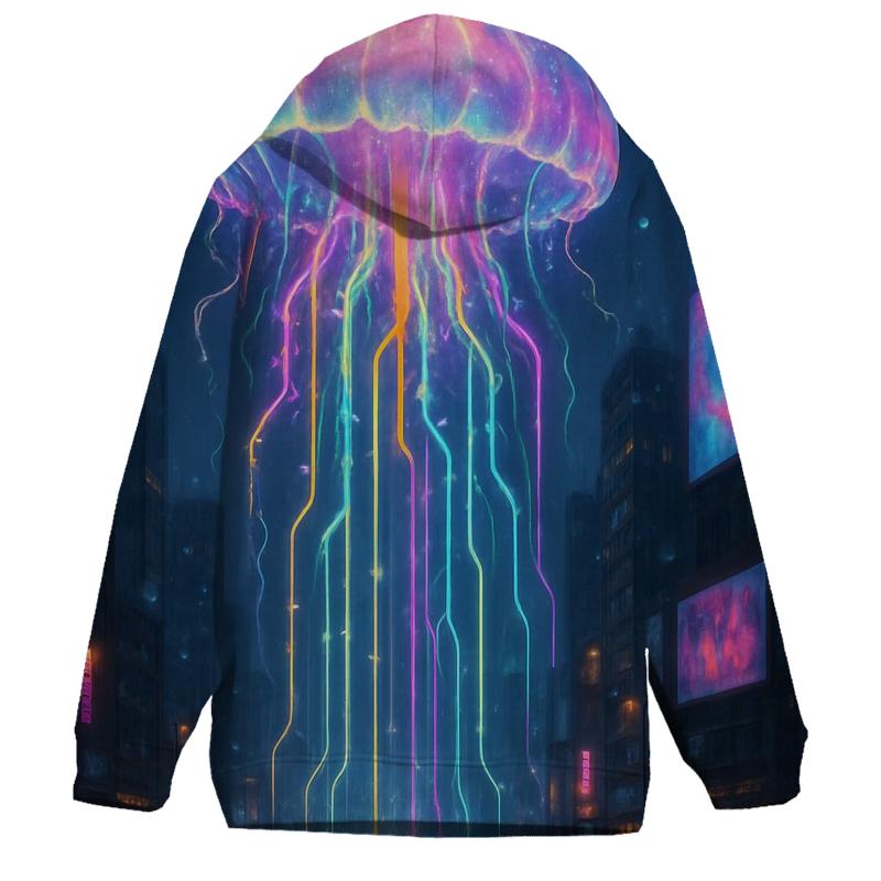 Rainbow Jellyfish Skyline hoodies fashion