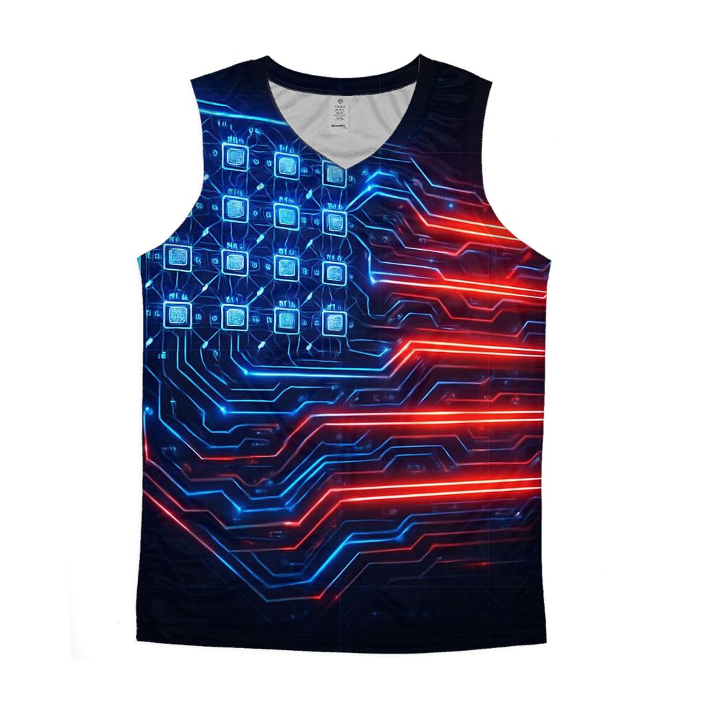 Digital Patriot Circuit custom tank tops