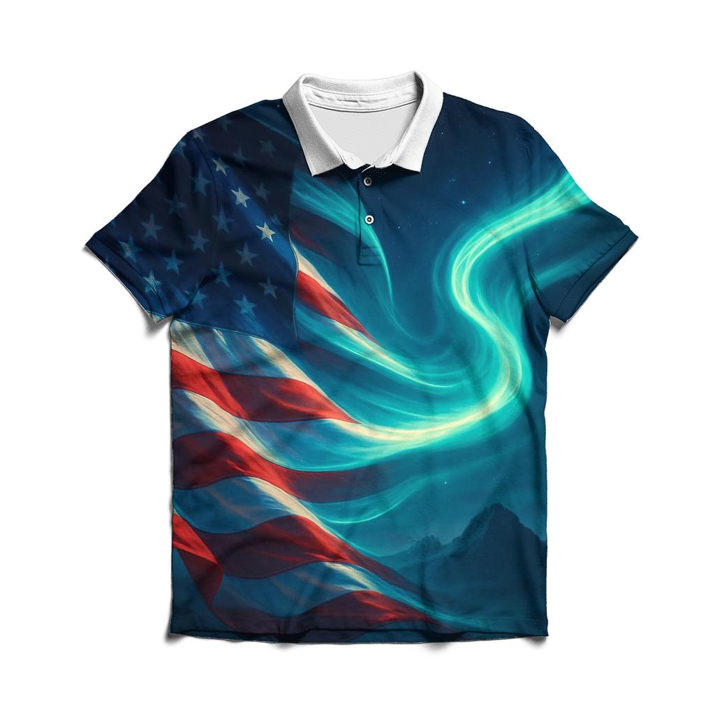 Aurora Stripes premium cotton polo shirts