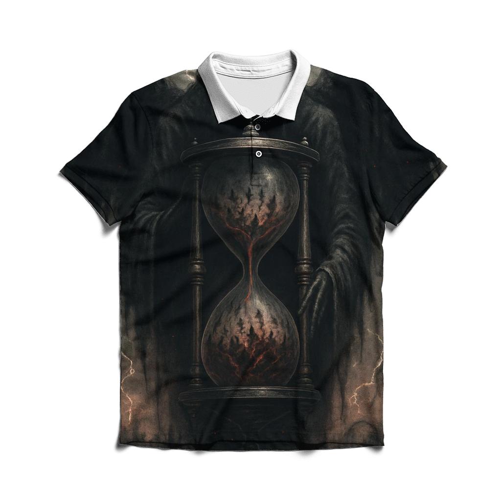 Hourglass Of Souls personalized polo shirts