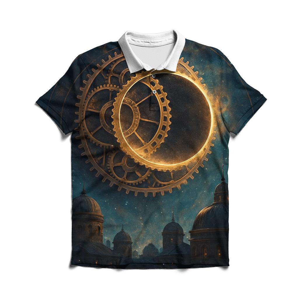 Clockwork Eclipse personalized polo shirts