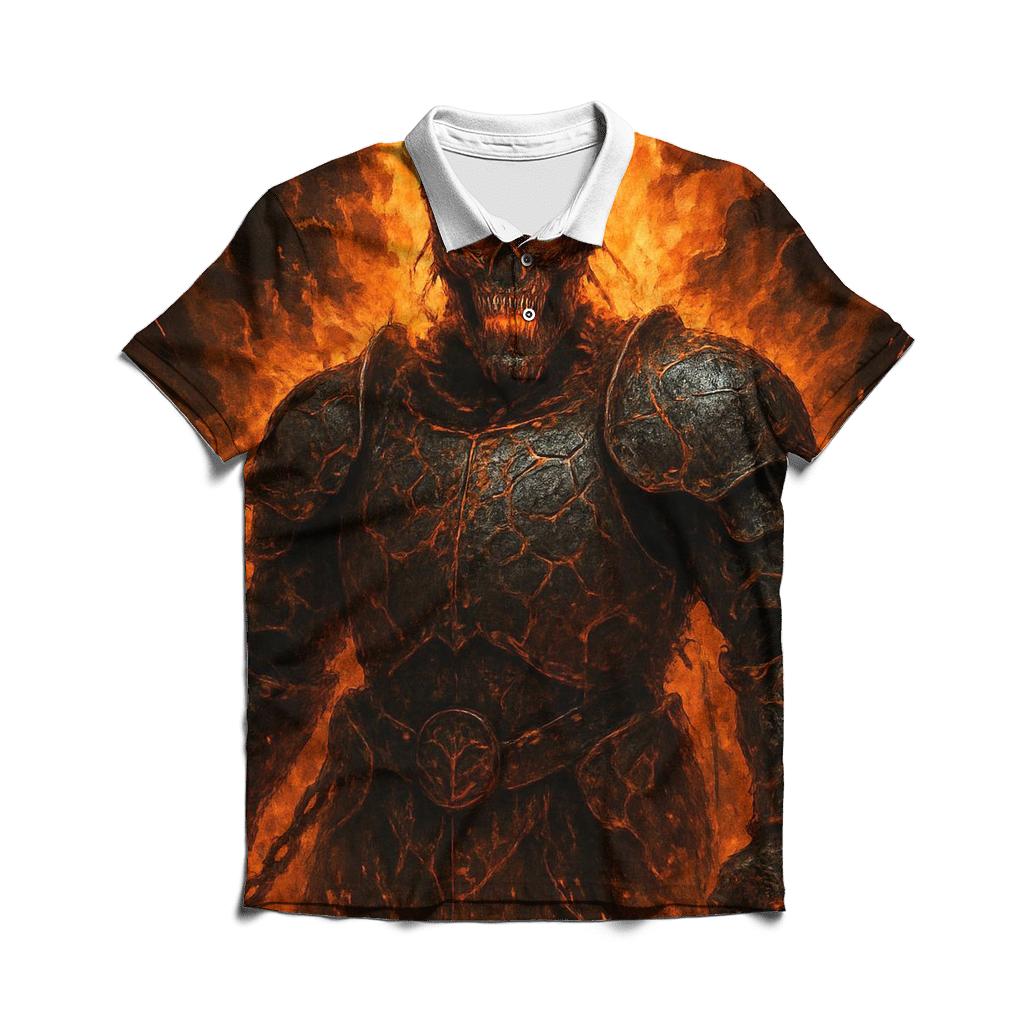 Ember Crown Revenant stylish collar polo tees