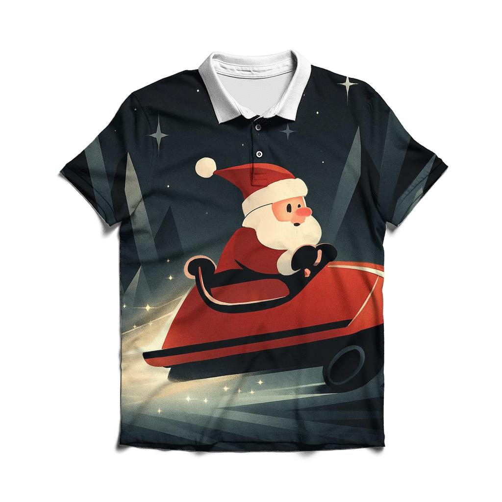 Starlight Sleigh Racer casual sports polo shirts