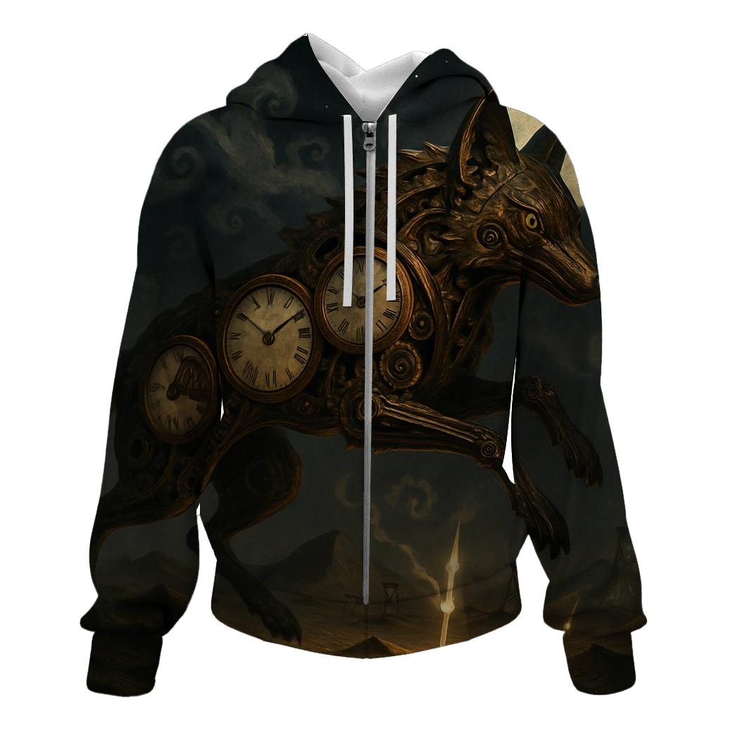 Clockwork Fox Mirage embroidered hoodies