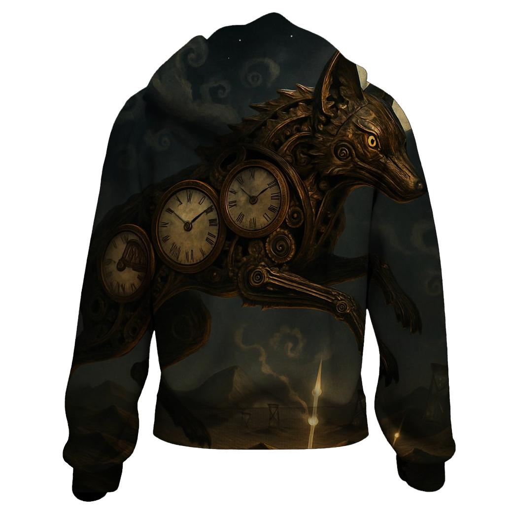 Clockwork Fox Mirage embroidered hoodies