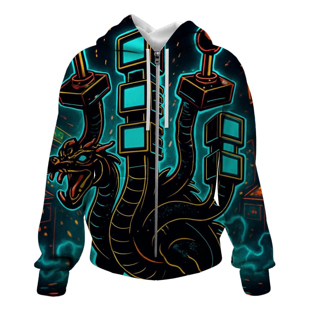Midnight Arcade Hydra hoodie designs