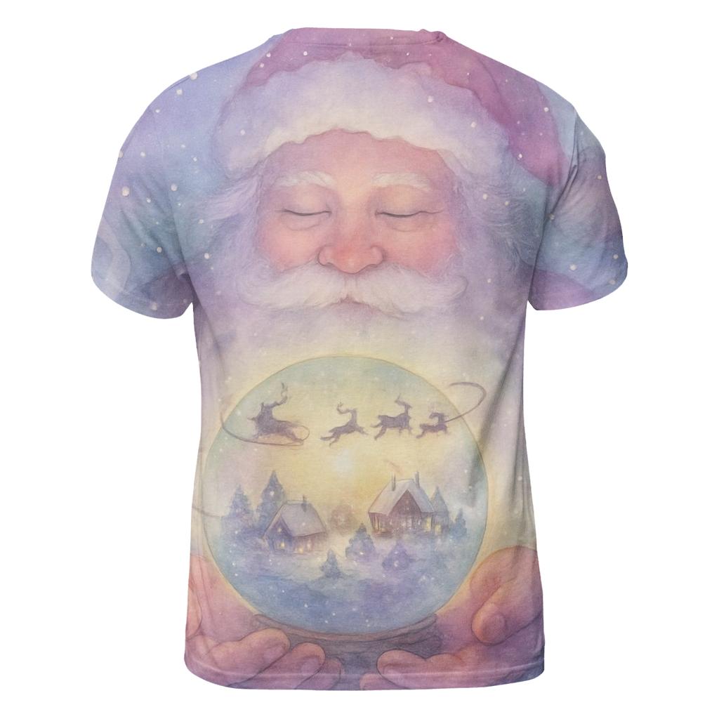 Pocket Planet Santa trendy printed shirt styles