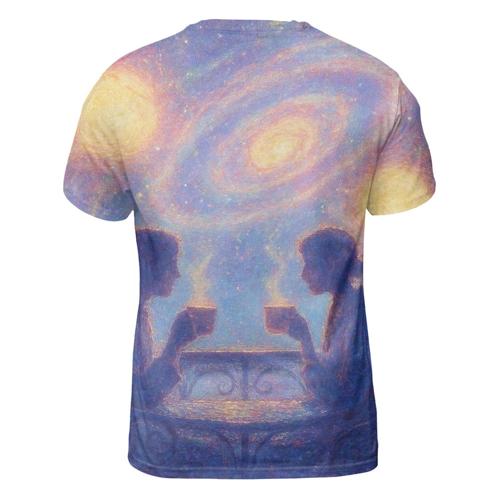 Tea With The Binary Suns trendy printed shirt styles