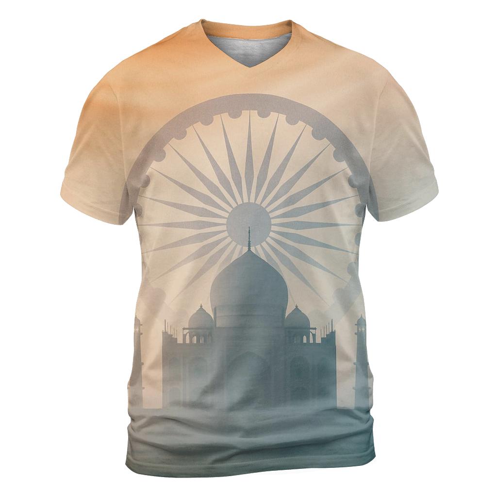Lotus Dawn India statement graphic shirts