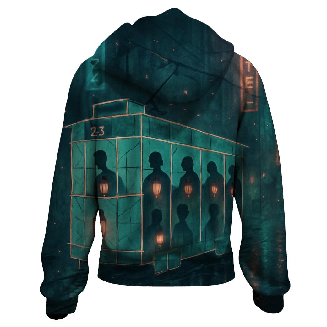 Ghost Train Boulevard zip-up hoodies