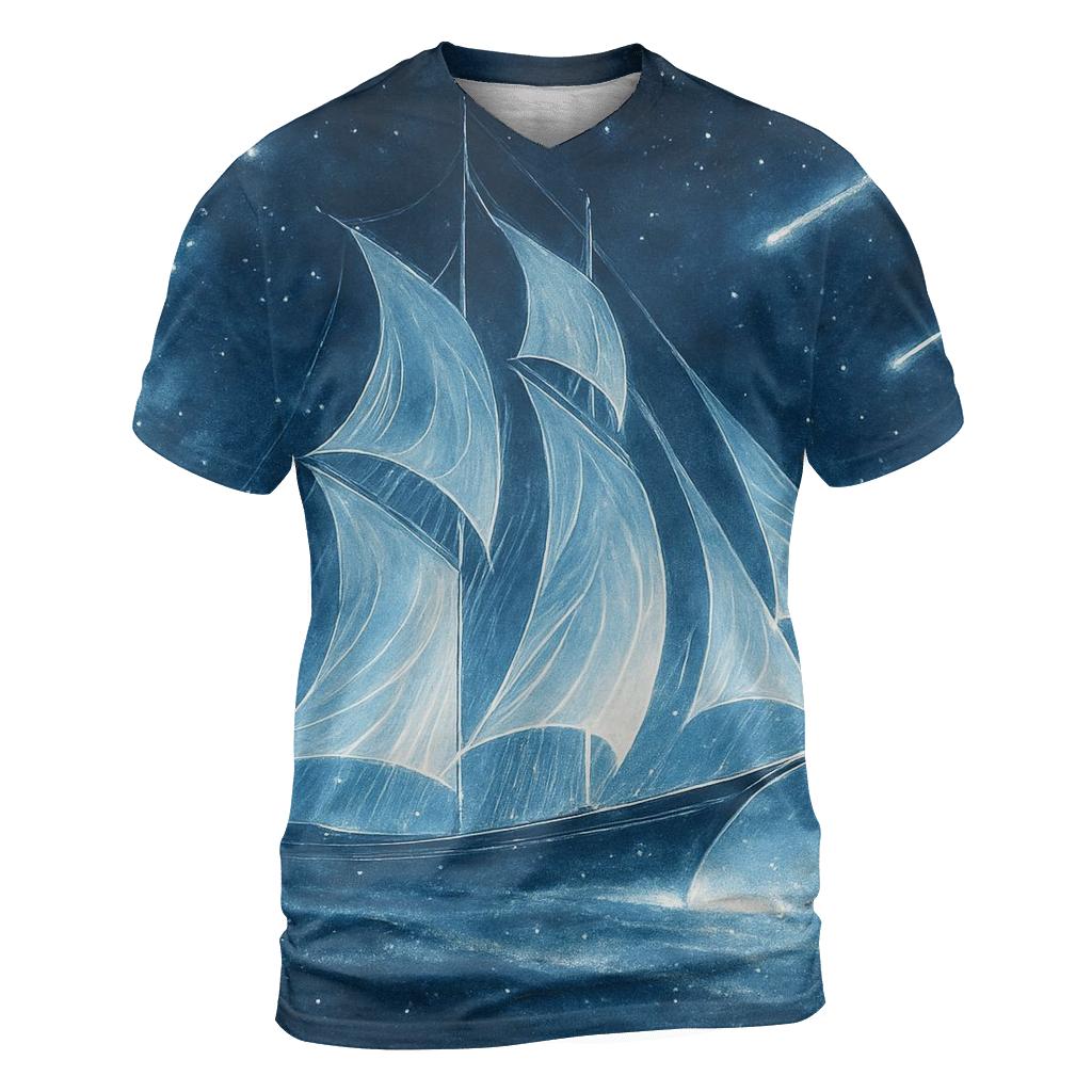 Memoirs Of A Light Sailor artistic all-over print tops