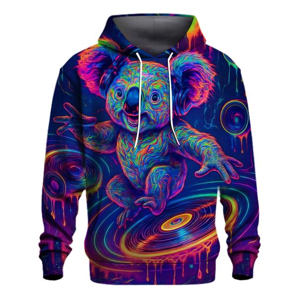 Neon Koala Conductor designer hoodies
