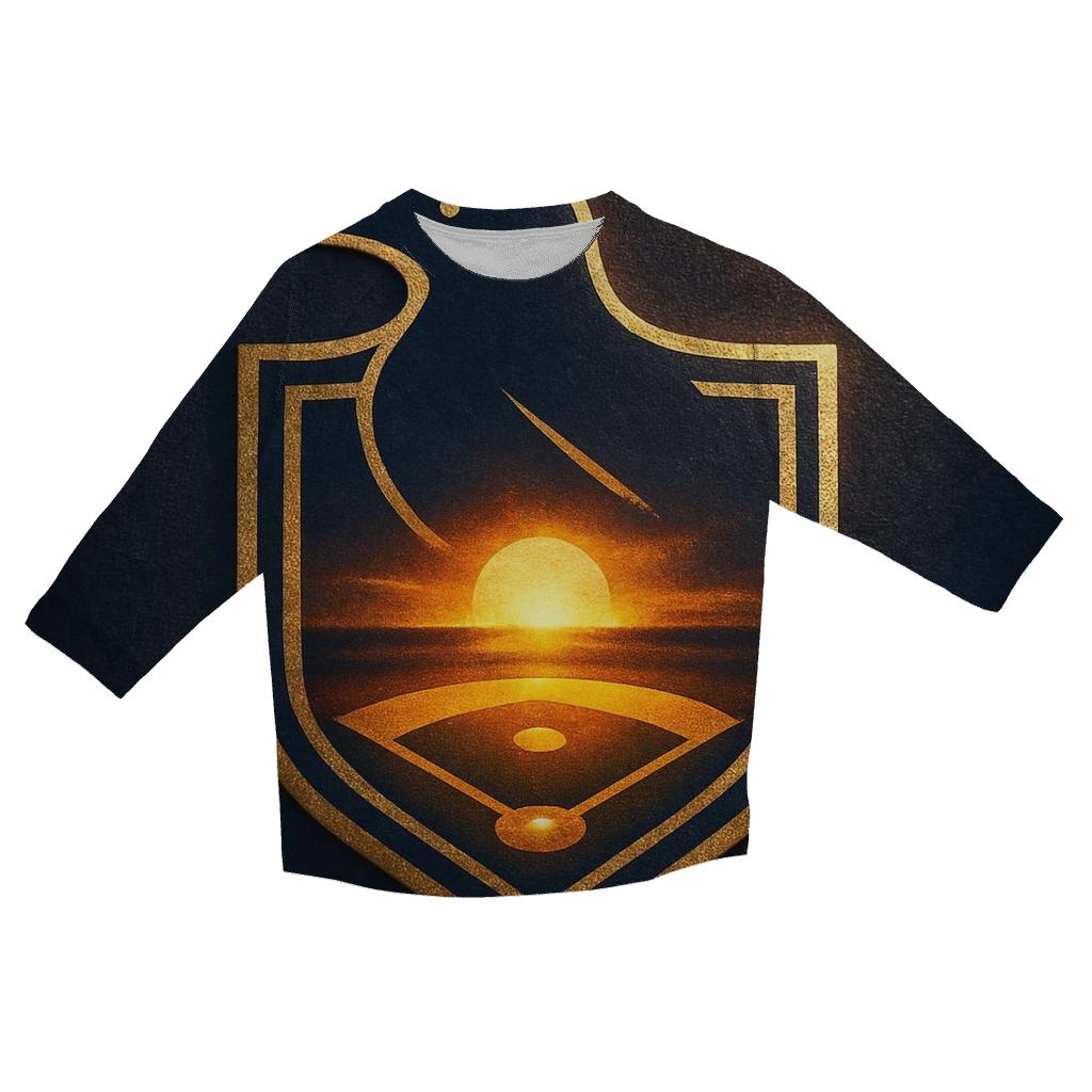 Blue Jays Legacy Crest trendy 3/4 sleeve tops