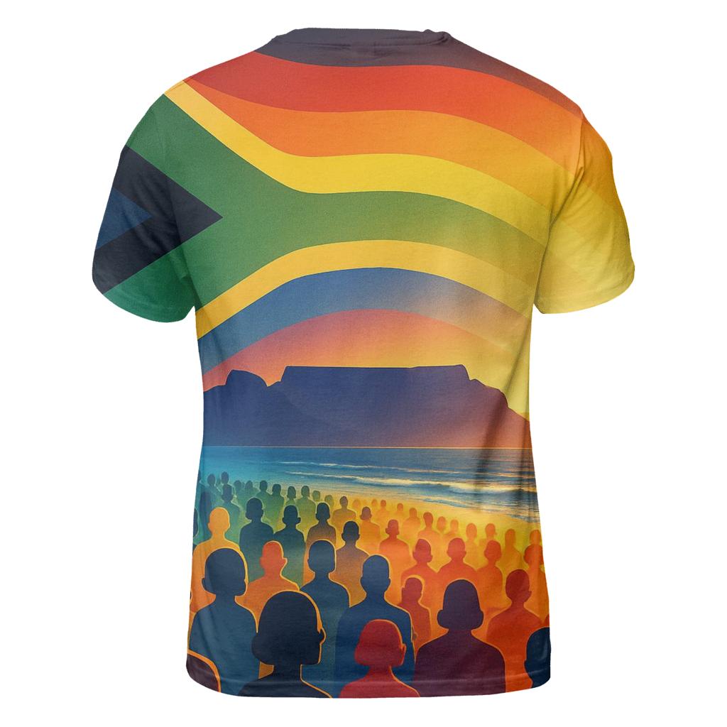 Rainbow Unity South Africa custom all-over print shirts