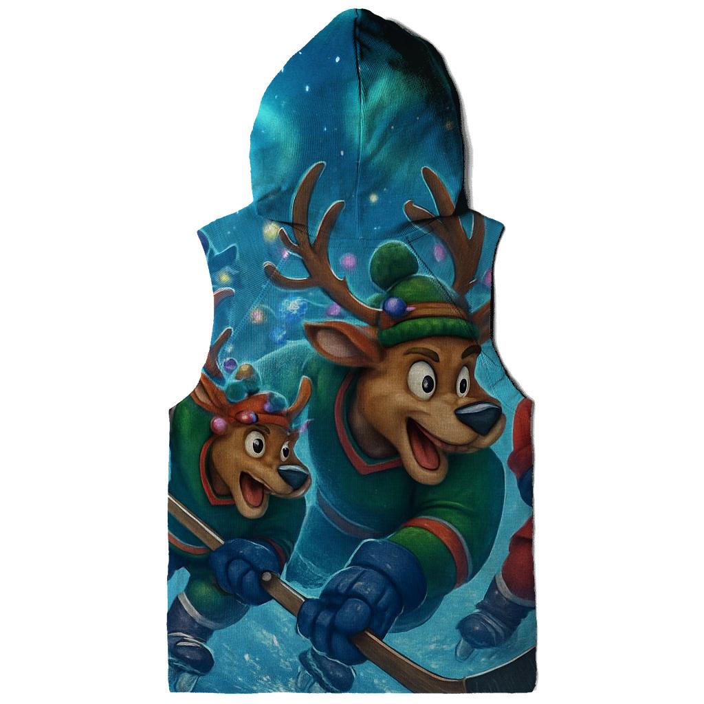 Reindeer Ice Hockey Riot hoodie styles