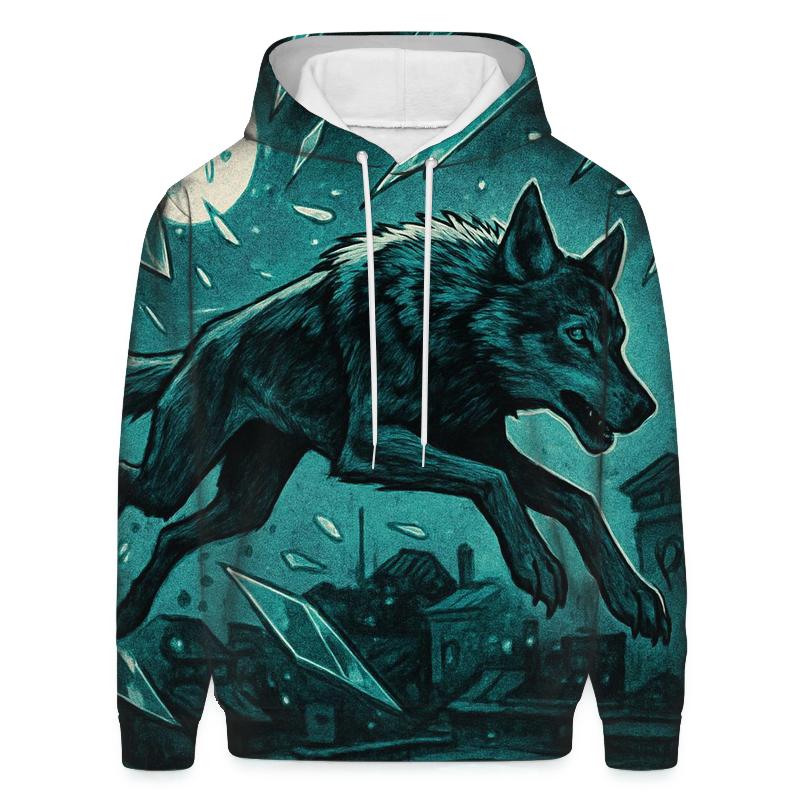 Glassfracture Night Stalker embroidered hoodies