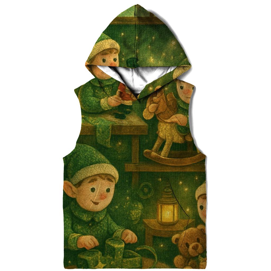 Elves Midnight Gift Workshop heavyweight hoodies