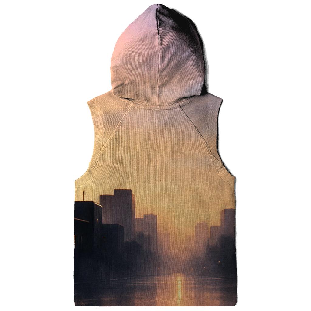 Lavender City Fade graphic hoodies