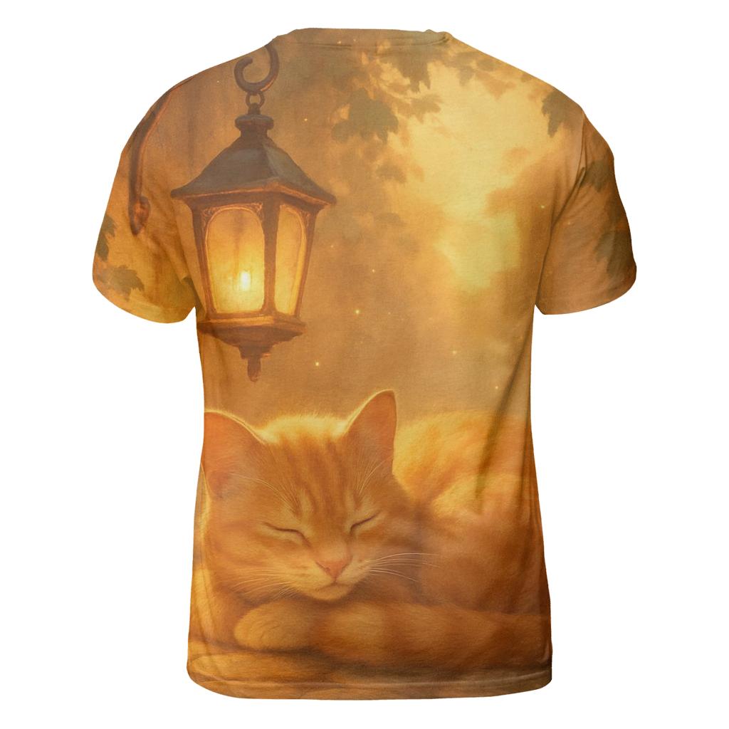 Cozy Lantern Alley Cat unique graphic print tees
