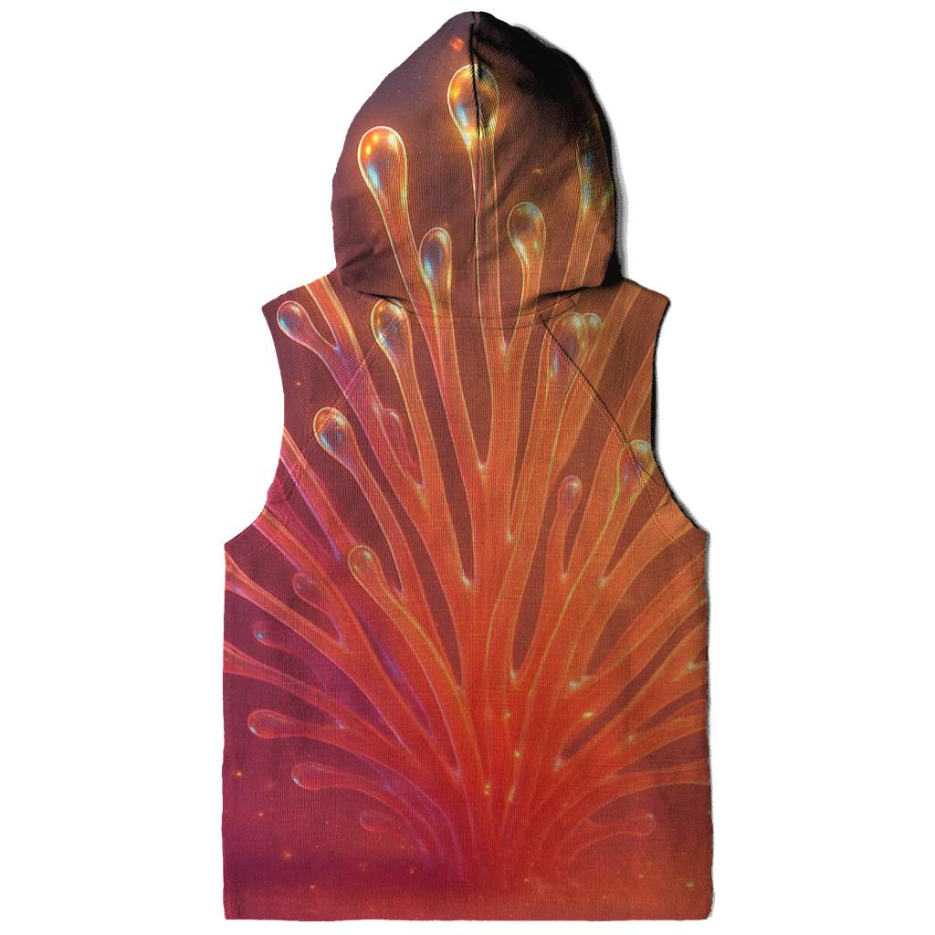 Cosmic Coral Bloom lightweight hoodies