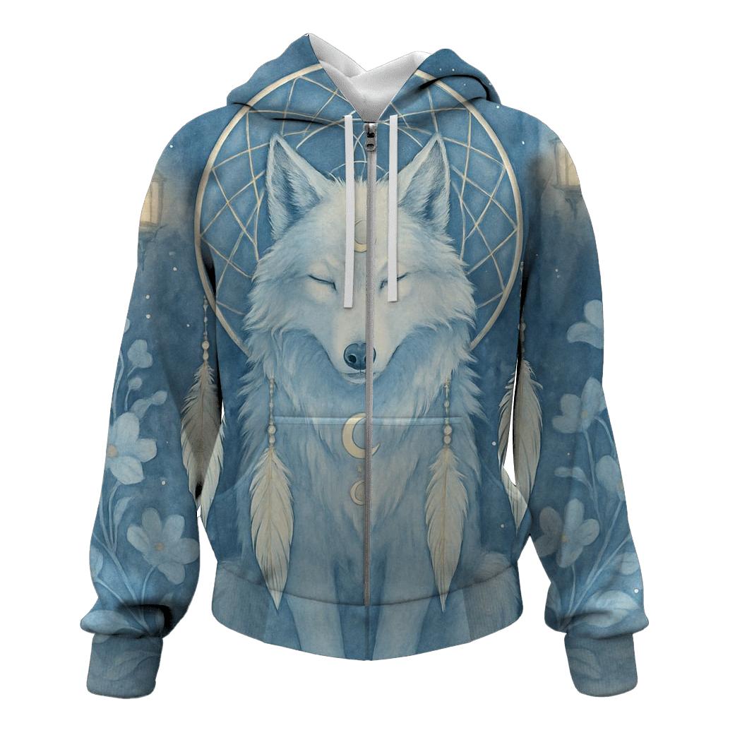 Dreamcatcher Moon Sentinel pullover hoodies