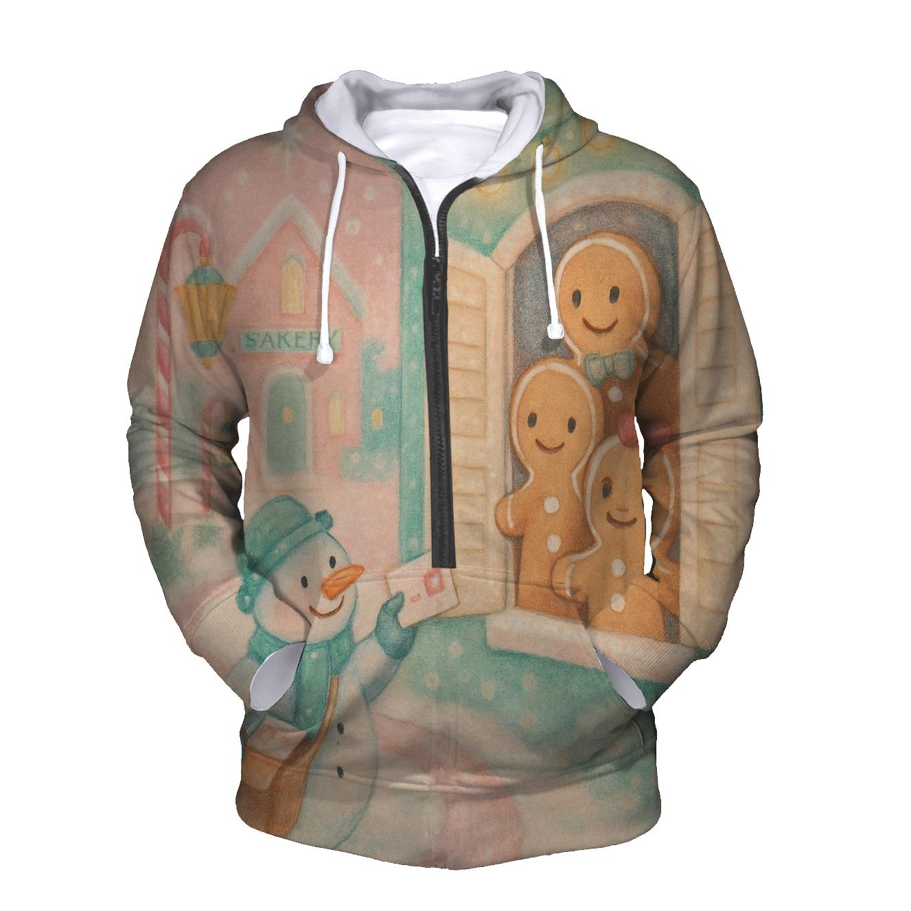 Gingerbread Village Nightwatch heavyweight hoodies