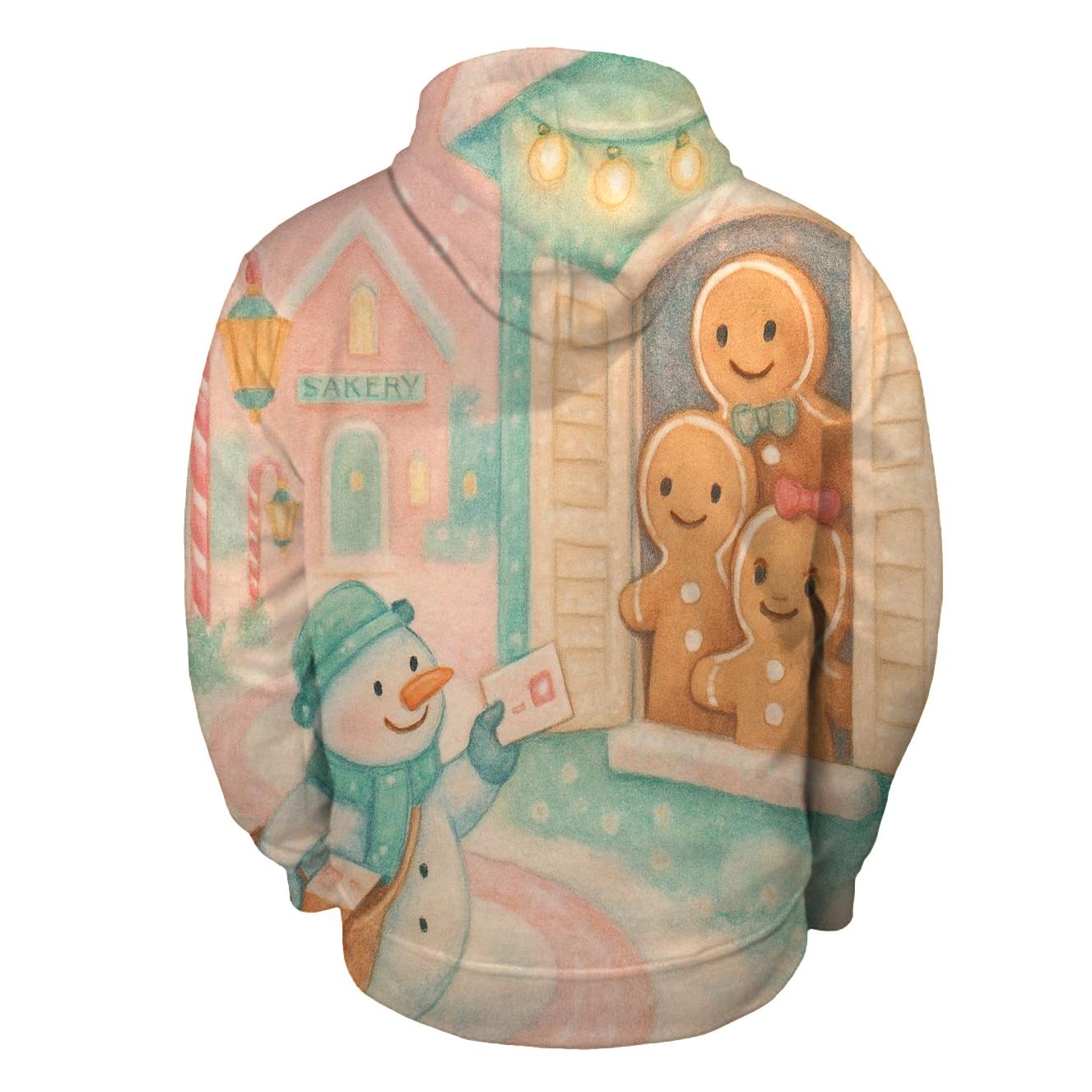 Gingerbread Village Nightwatch heavyweight hoodies