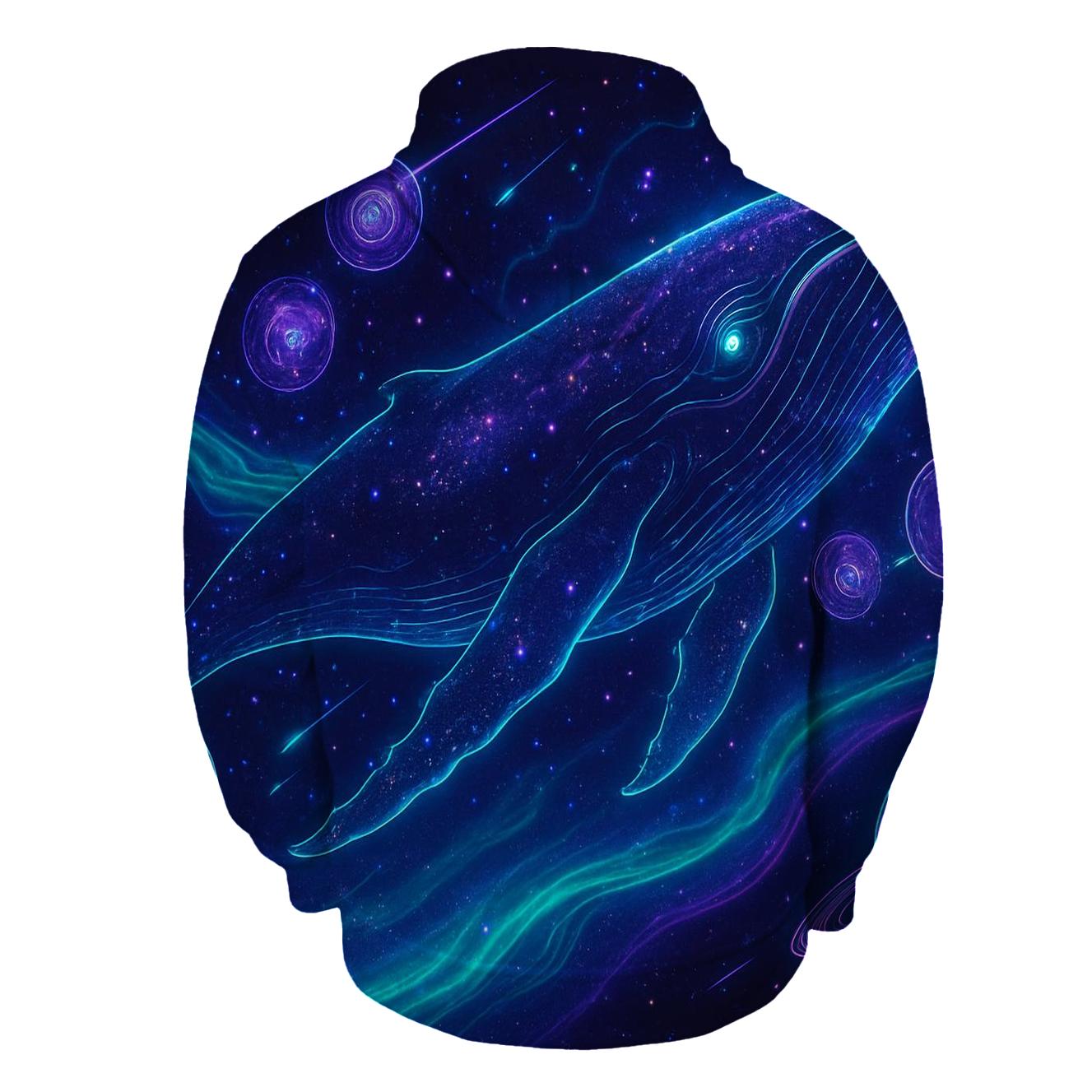 Neon Aurora Whale hoodie trends