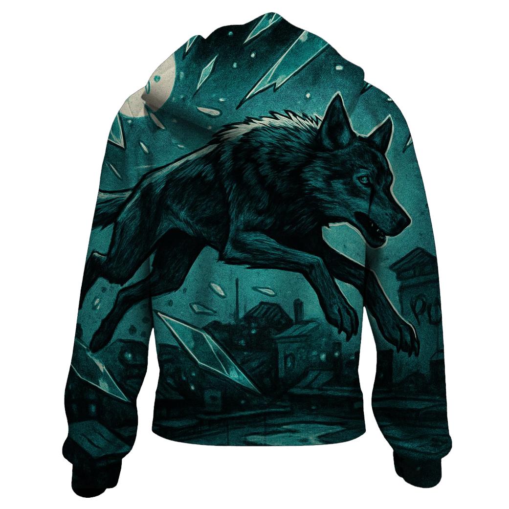 Glassfracture Night Stalker graphic hoodies