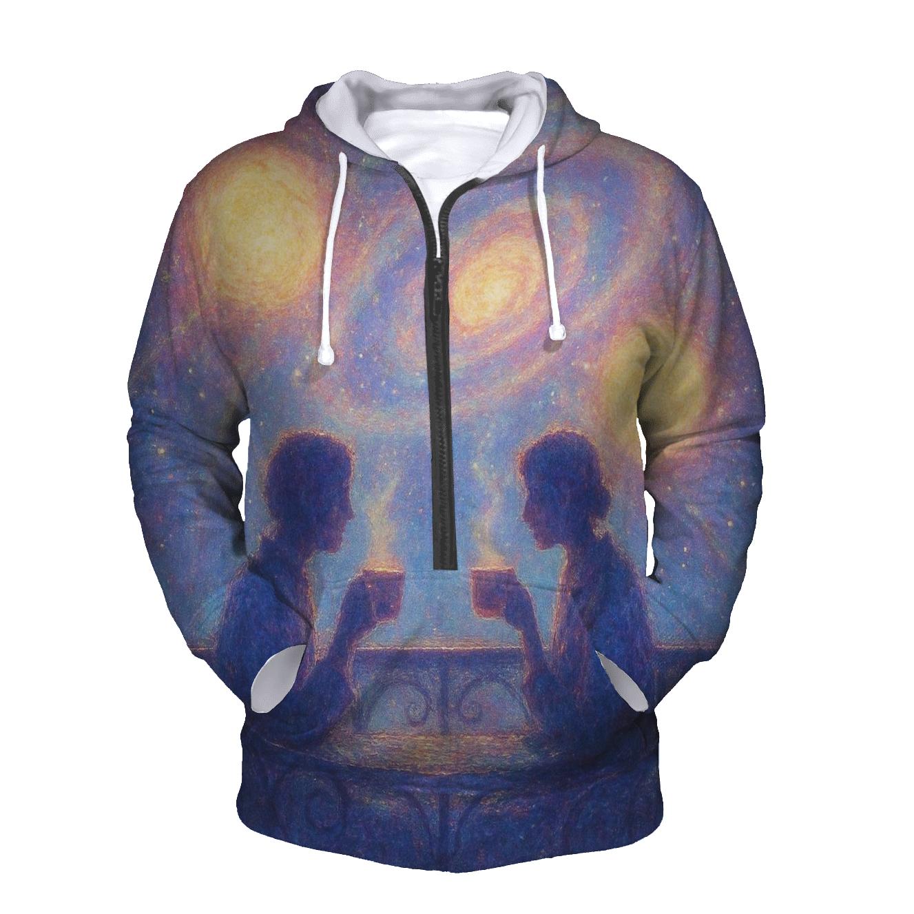Tea With The Binary Suns graphic hoodies
