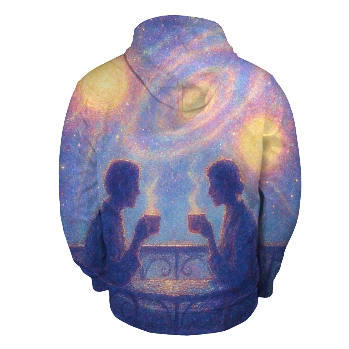 Tea With The Binary Suns graphic hoodies
