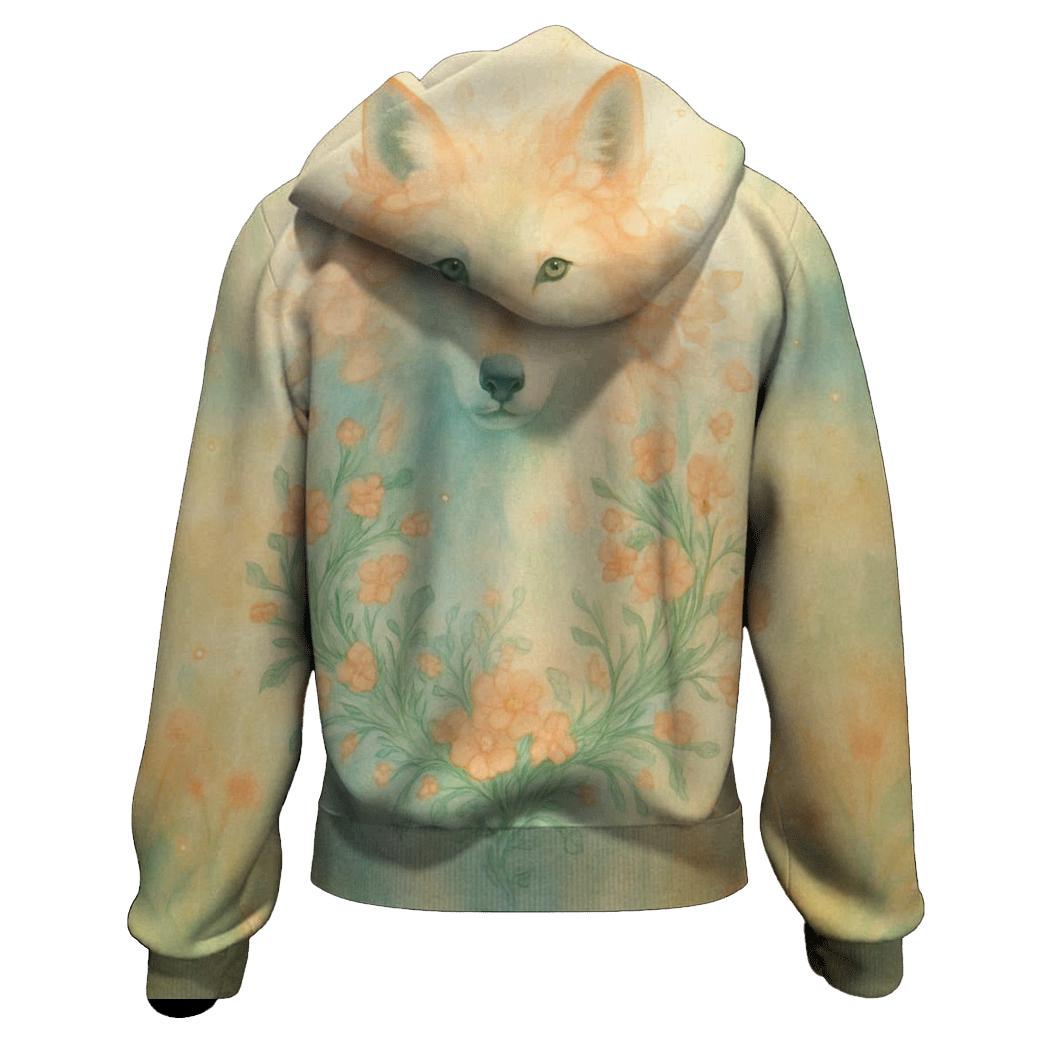 Blooming Spiritwolf designer hoodies