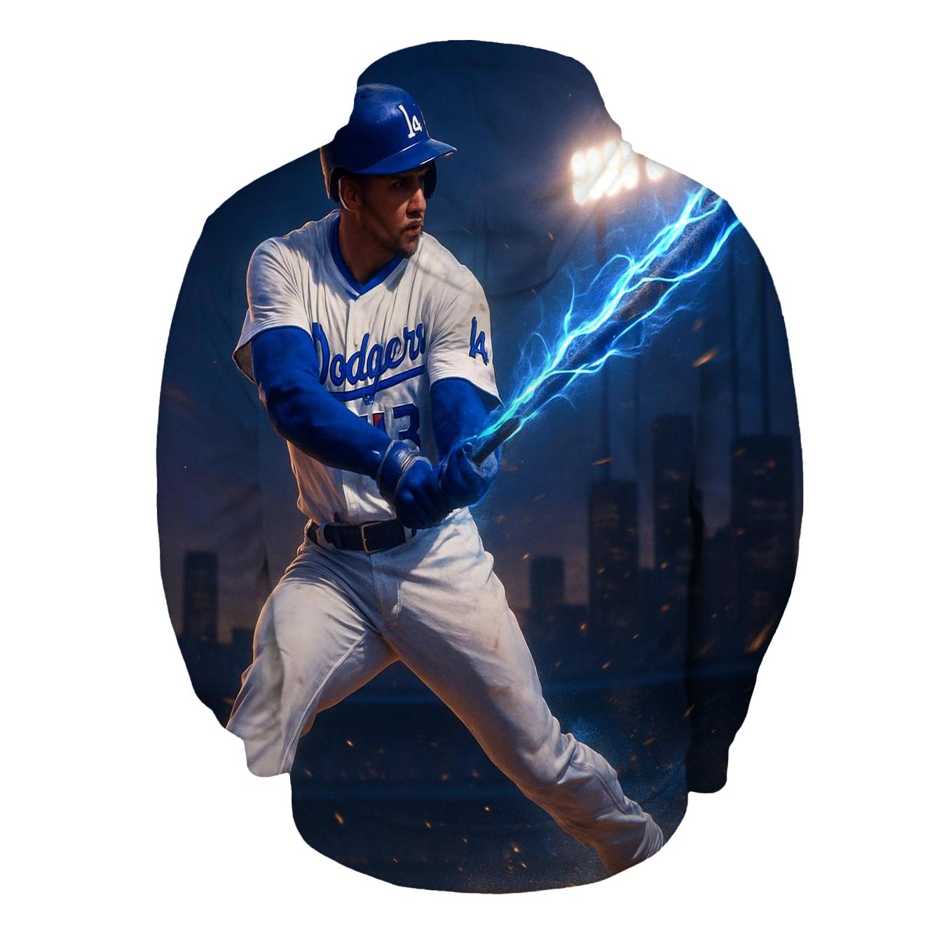 Blue Flash Swing pullover hoodies