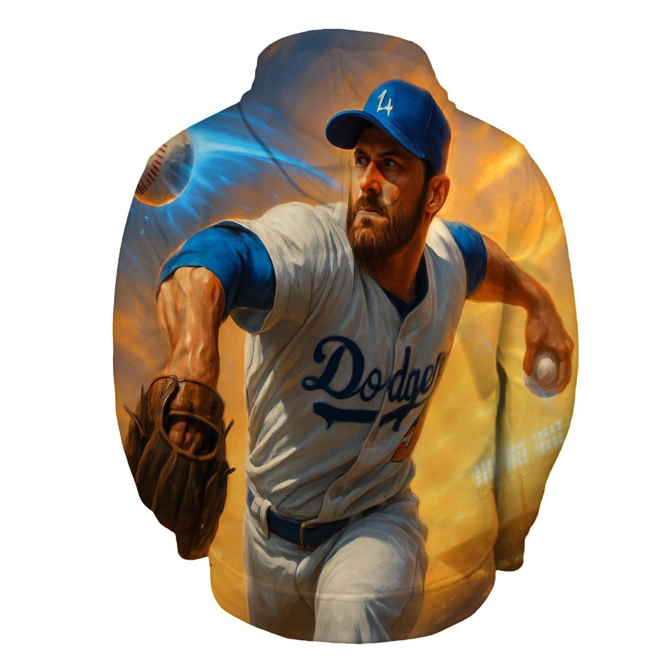 Dodger Dawn Pitch embroidered hoodies