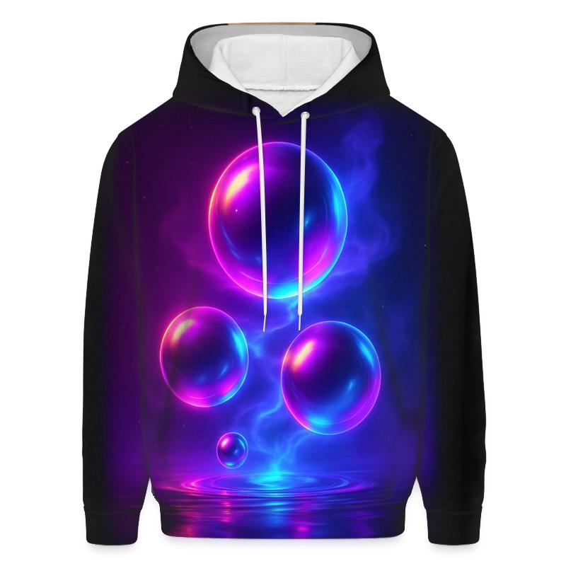Neon Tidal Orbs hoodies fashion