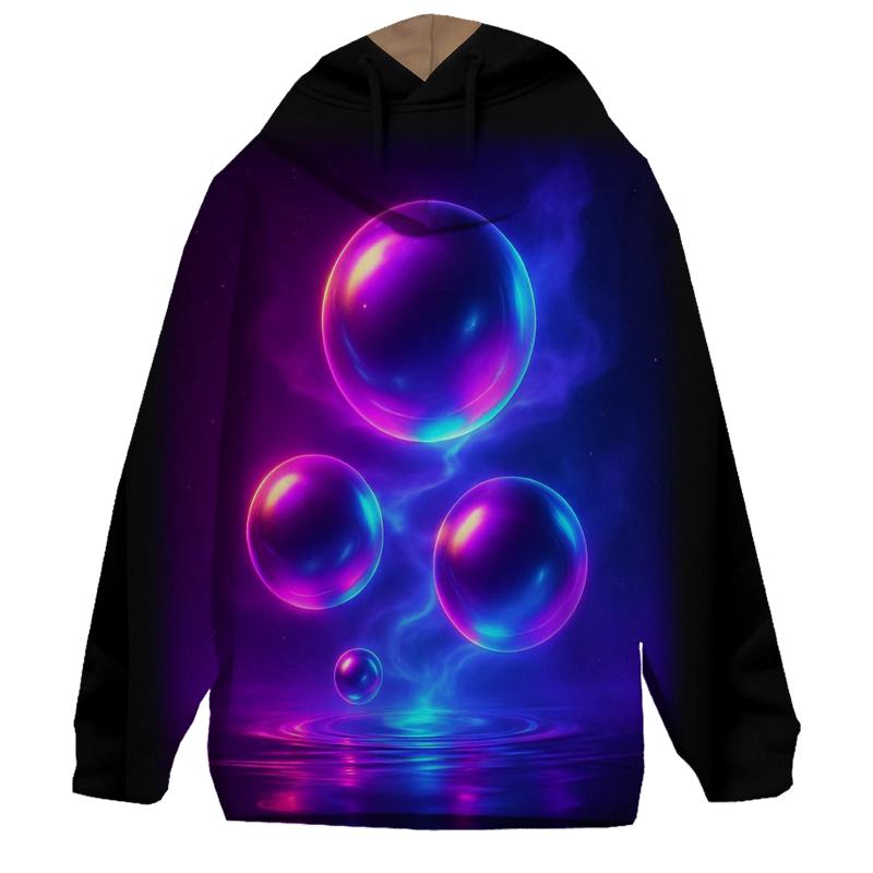 Neon Tidal Orbs hoodies fashion