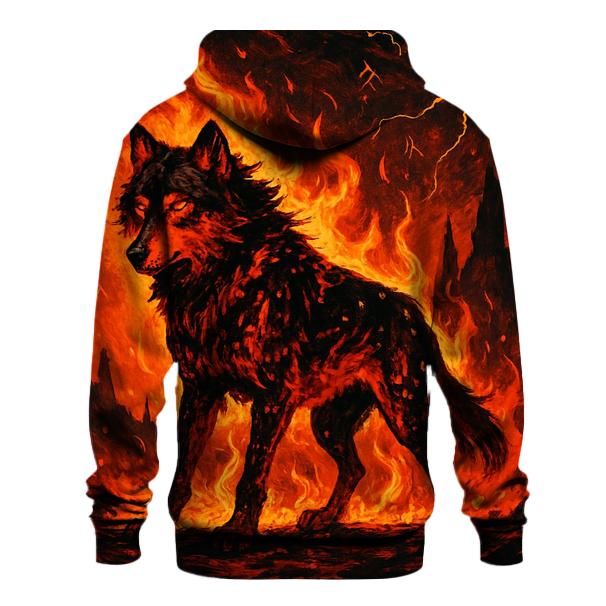 Flameguard Lone Wolf designer hoodies