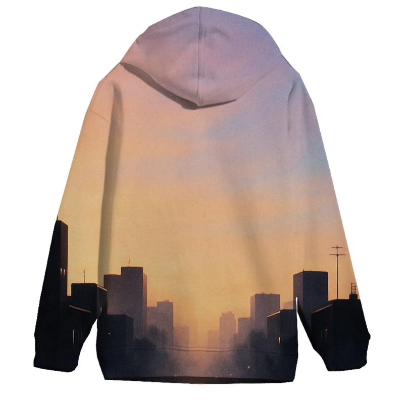 Lavender City Fade designer hoodies