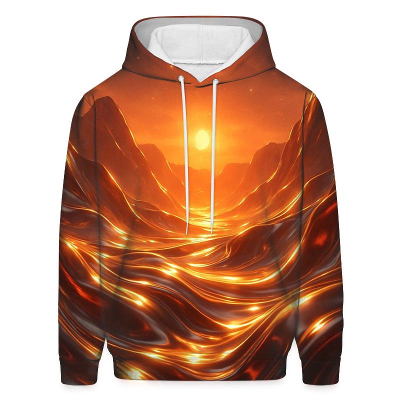 Solar Melt Panorama heavyweight hoodies
