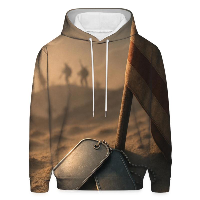 Dog Tags Of Dawn graphic hoodies