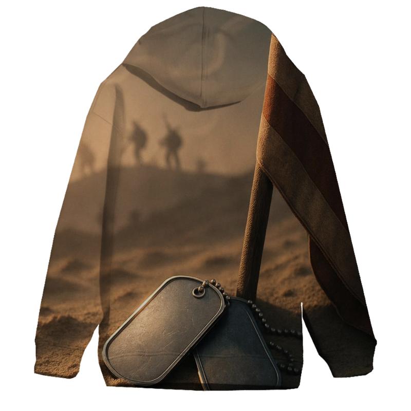 Dog Tags Of Dawn graphic hoodies
