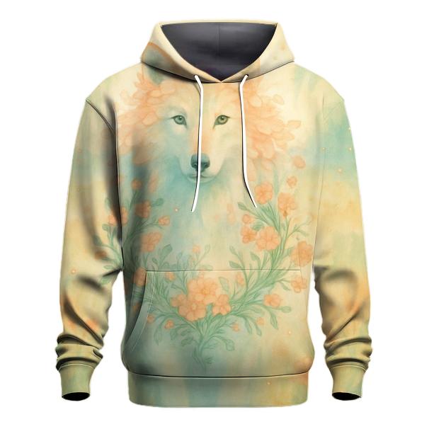 Blooming Spiritwolf graphic hoodies