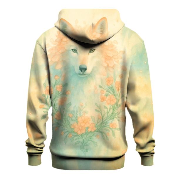 Blooming Spiritwolf graphic hoodies