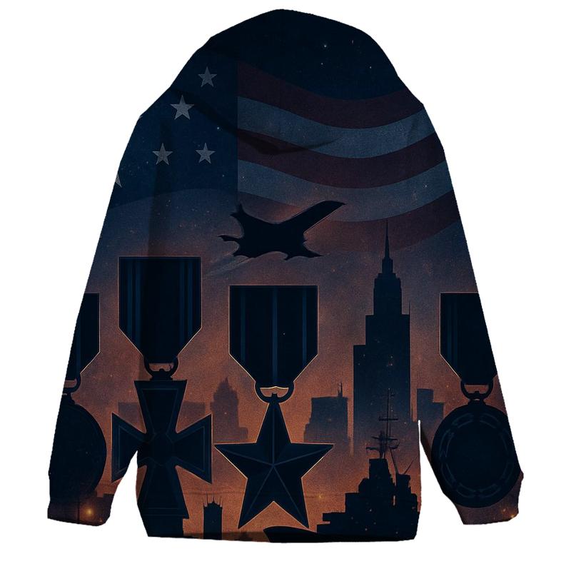 Veteran Skyline pullover hoodies