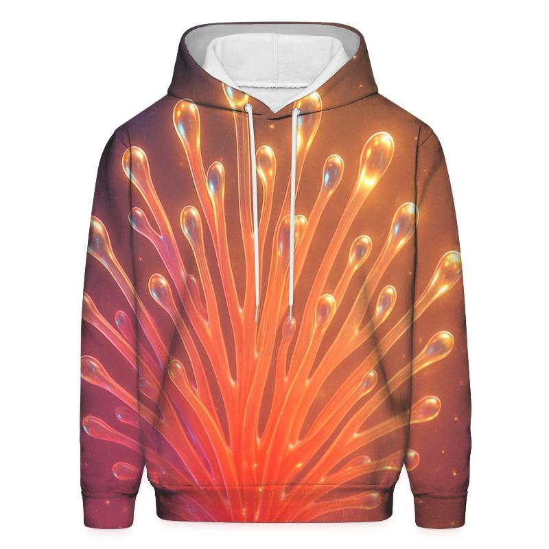 Cosmic Coral Bloom hoodies fashion