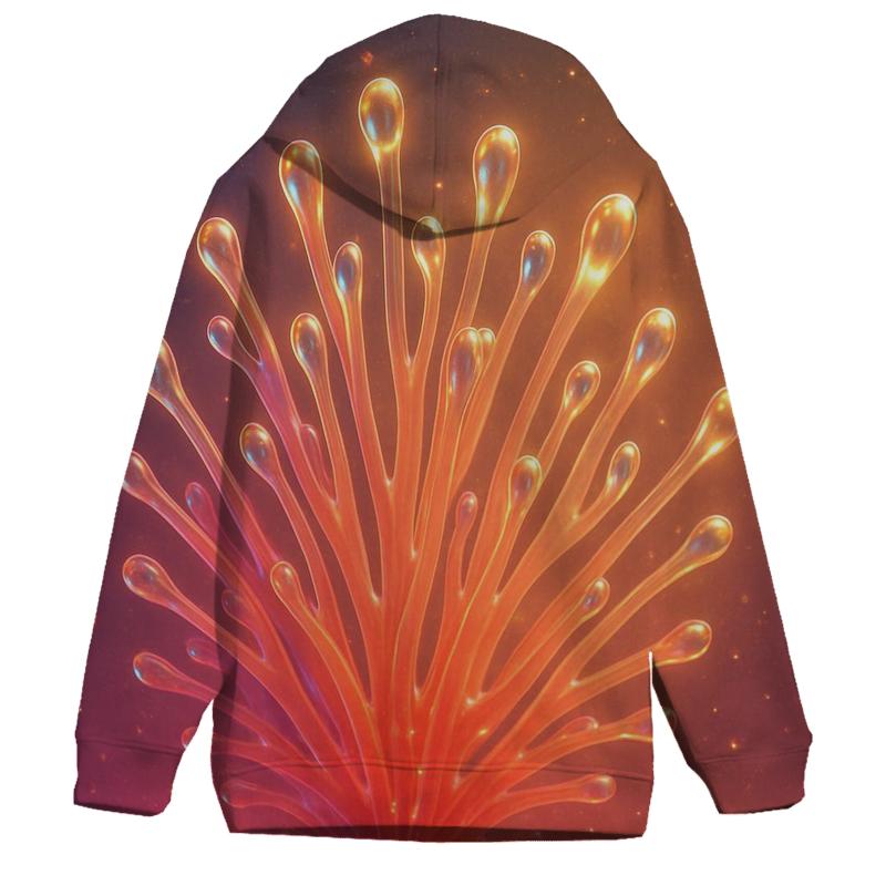 Cosmic Coral Bloom hoodies fashion