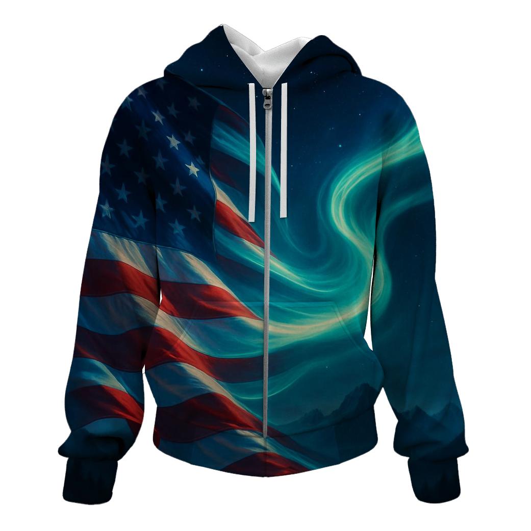 Aurora Stripes heavyweight hoodies